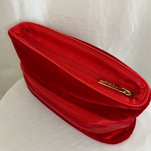 Emanuel Ungaro Velvet/Nylon Cosmetic Bag